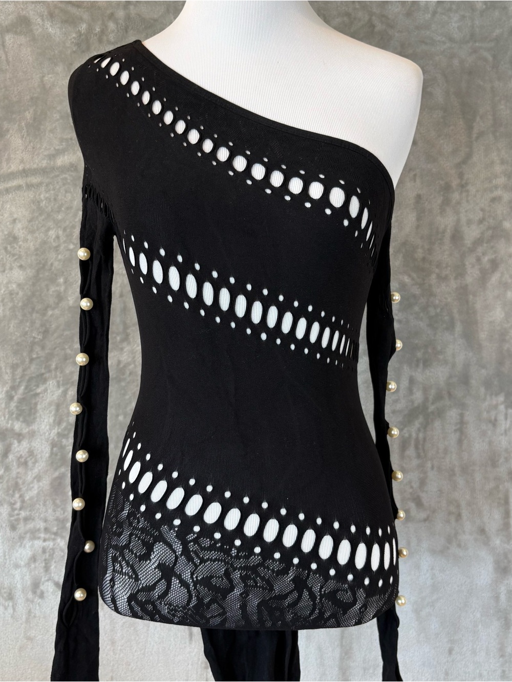 POSTER GIRL Ivy Cutout Top / Jumpsuit in Black Wmn’s OS